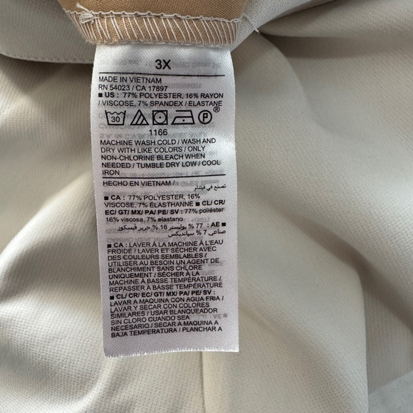 Old Navy Taylor Pants Women's Extra High-Rise Wide Leg Trouser 3X Silver Gray - Picture 8 of 14